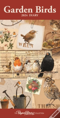 Capa do artigo Garden Birds By Pollyanna Slim Diary 2024