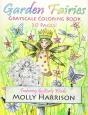 Garden Fairies Grayscale Coloring Book - Preview