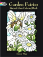Garden Fairies Stained Glass Coloring Book - Preview