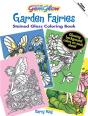 Garden Fairies Stained Glass Coloring Book - Preview