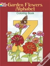 Capa do artigo Garden Flowers Alphabet Colouring Book