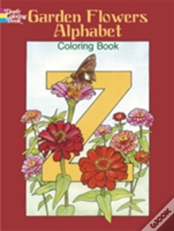 Capa do artigo Garden Flowers Alphabet Colouring Book