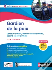 Capa do artigo Gardien De La Paix 2024-2025 - Concours Externe, Premier Concours Interne, Second Concours Interne C