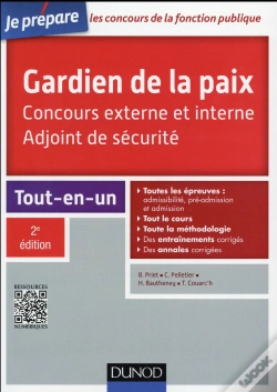 Capa do artigo Gardien De La Paix ; Adjoint De Sécurité  Concours Externe Et Interne (2e Édition)