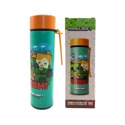 Capa do artigo Garrafa com Termómetro Digital 450ml - Minecraft