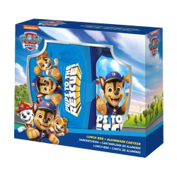 Capa do artigo Garrafa De Alumínio 500Ml + Caixa De Lanche Patrulha Pata Pw19992