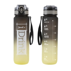Capa do artigo Garrafa Em Tritan I Drink 1000Ml Preto/Amarelo Id2131