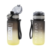 Capa do artigo Garrafa Em Tritan I Drink 500Ml Preto/Amarelo Id2129