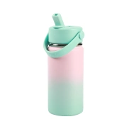 Capa do artigo Garrafa Térmica I Drink Macaron 400Ml Rosa/Verde Id0523