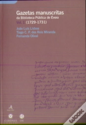 Capa do artigo Gazetas Manuscritas da Biblioteca Pública de Évora - Volume 1 (1729-1731)