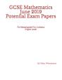 Gcse Mathematics June 2019 Potential Exam Papers - Preview