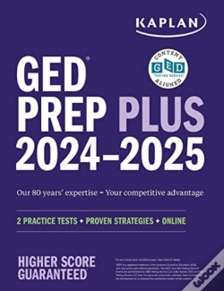 Capa do artigo Ged Test Prep Plus 2024-2025: Includes A Diagnostic Pretest, 2 Full Length Practice Tests, 1000+ Practice Questions, And 60+ Online Videos