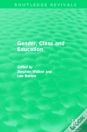 Capa do artigo Gender, Class And Education (Routledge Revivals)