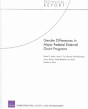 Gender Differences In Major Federal External Grant Programs - Preview