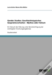 Capa do artigo Gender Studies