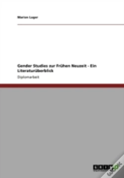 Capa do artigo Gender Studies Zur Fruhen Neuzeit -  Ein Literaturuberblick