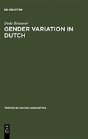 Gender Variation In Dutch - Preview