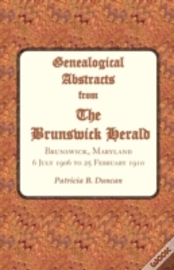 Capa do artigo Genealogical Abstracts From The Brunswic