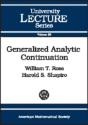 Generalized Analytic Continuation - Preview