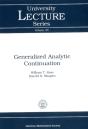 Generalized Analytic Continuation - Preview