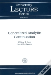 Capa do artigo Generalized Analytic Continuation
