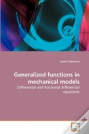Capa do artigo Generalized Functions In Mechanical Mode