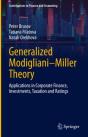 Generalized Modigliani-Miller Theory - Preview