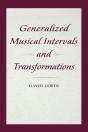 Generalized Musical Intervals And Transformations - Preview