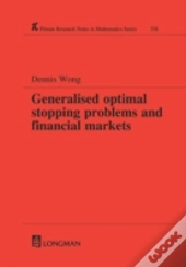 Generalized Optimal Stopping Problems And Financial Markets