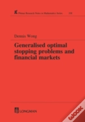 Capa do artigo Generalized Optimal Stopping Problems And Financial Markets