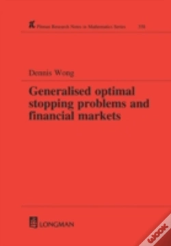 Capa do artigo Generalized Optimal Stopping Problems And Financial Markets