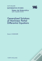 Capa do artigo Generalized Solutions Of Nonlinear Partial Differential Equations