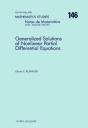 Generalized Solutions Of Nonlinear Partial Differential Equations - Preview