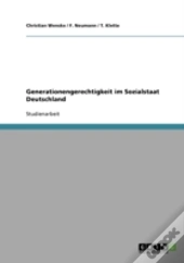 Generationengerechtigkeit Im Sozialstaat Deutschland