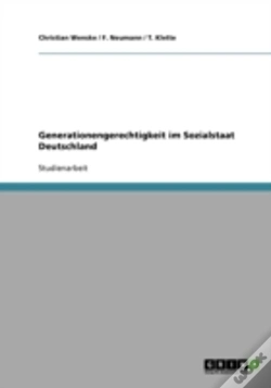Capa do artigo Generationengerechtigkeit Im Sozialstaat Deutschland