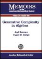 Generative Complexity In Algebra - Preview
