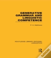 Capa do artigo Generative Grammar And Linguistic Competence