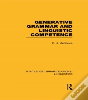 Capa do artigo Generative Grammar And Linguistic Competence