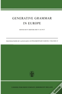 Capa do artigo Generative Grammar In Europe