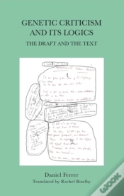 Capa do artigo Genetic Criticism And Its Logics
