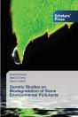 Genetic Studies On Biodegradation Of Some Environmental Pollutants - Preview