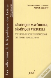 Capa do artigo Génétique Matérielle, Génétique Virtuelle