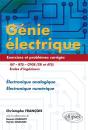 Génie Électrique - Exercices Et Problèmes Corrigés - Électronique Analogique, Électronique Numérique - Preview