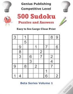 Capa do artigo Genius Publishing 500 Competitive Sudoku Puzzles And Answers Beta Series Volume Volume 1