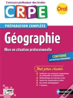 Capa do artigo Geographie - Oral 2017 (Preparation Complete) - Concours Professeur Des Ecoles