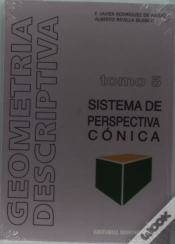Capa do artigo Geometría Descriptiva.Tomo V. Sistema Cónico.