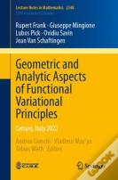 Geometric And Analytic Aspects Of Functional Variational Principles
