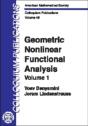 Geometric Nonlinear Functional Analysis, Volume 1 - Preview