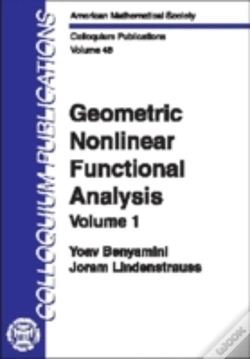 Capa do artigo Geometric Nonlinear Functional Analysis, Volume 1