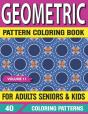 Geometric Pattern Coloring Book  For Adults  Seniors And Kids - Preview